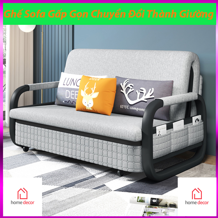 [1m6x1m9] Ghế Sofa Giường Thông Minh, Ghế Sofa Đa Năng Kéo Thành Giường Tiện Lợi