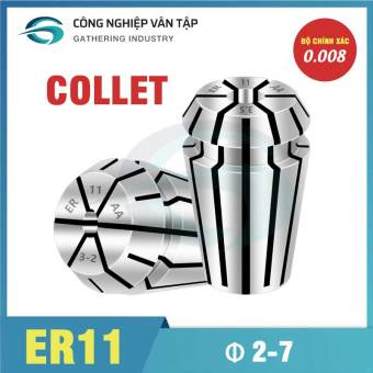 Đầu kẹp Collet ER11 độ chính xác 0.008 chất lượng cao