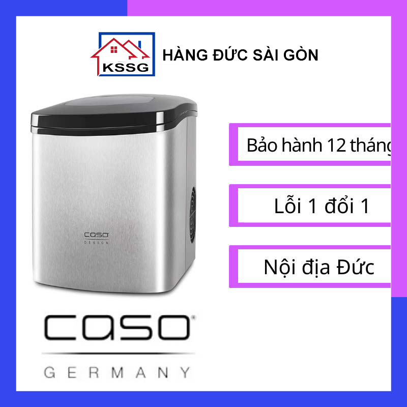 Máy làm đá CASO IceMaster Ecostyle 3304 150W- giúp làm ra những viên đá trong veo, sạch tinh khiết, đảm bảo an toàn.