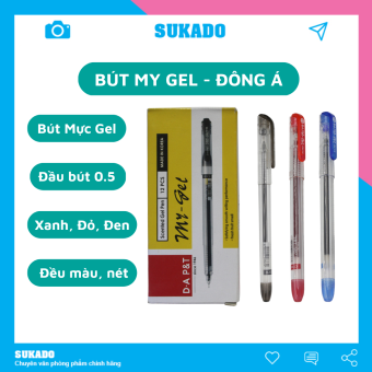 Bút bi gel Đông Á My Gel  đầu bút 0.5mm SUKADO