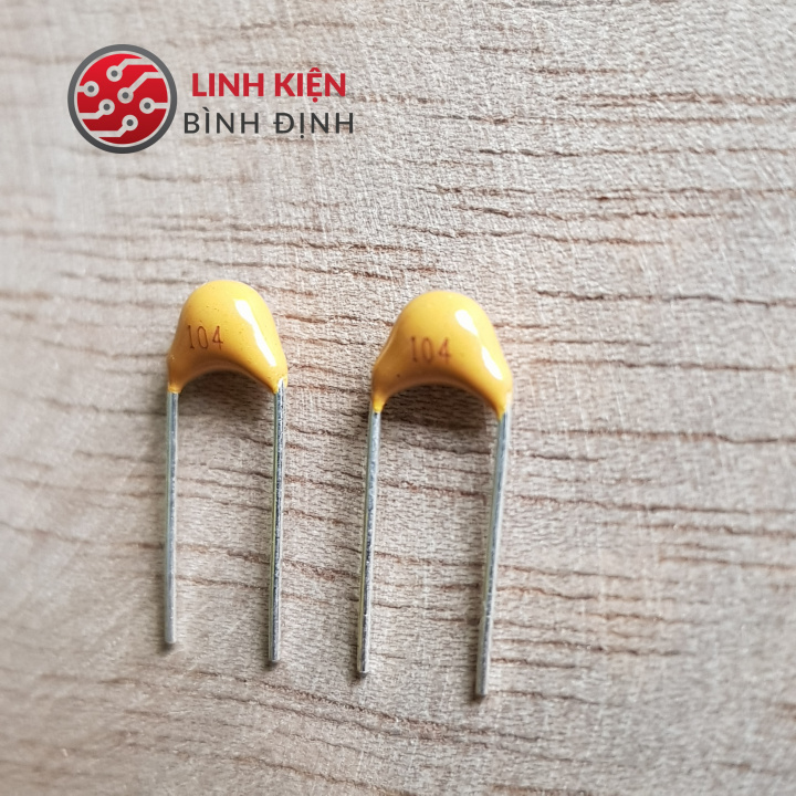 Tụ gốm vàng 104 túi 30 con