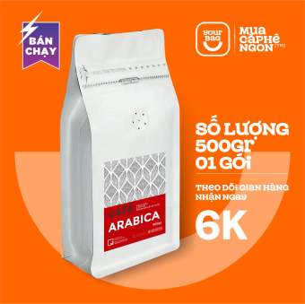 CÀ PHÊ RANG MỘC XAY SẴN - Cà Phê Arabica (500gr) Rang Xay Nguyên Chất - yourbag