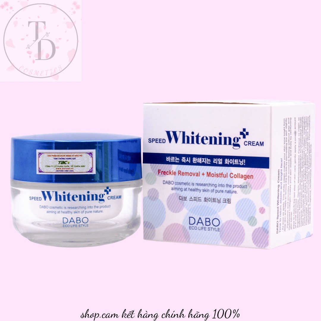 Kem dưỡng trắng da cao cấp speed whitening crem dabo hàn quốc 50g