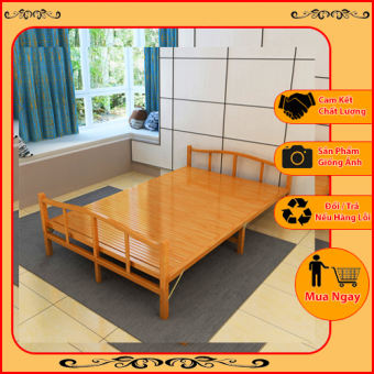 Giường Tre Gấp Gọn Thông Minh, Giường Bà Đẻ Tiện Lợi , Với Nhiều Kích Thước...( Màu Vàng Đậm, Vàng Nhạt) - Home1688