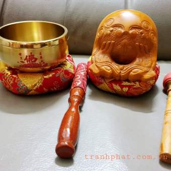bộ chuông mõ cao cấp 4inch đường kính 10cm