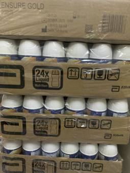 THÙNG SỮA NƯỚC ENSURE GOLD VỊ CHOCOLATE/ VANI 220ML 24 chai