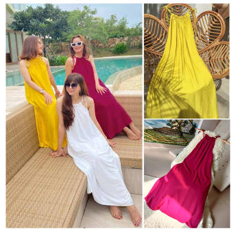 🌸 SIÊU HÓT 2022 🌸 MAXI ĐŨI NƠ - VÁY - ĐẦM CỔ YẾM THẮT NƠ CỔ ĐI BIỂN DỰ TIỆC DÁNG DÀI HỞ VAI [ ĐẦM MAXI ĐŨI NƠ ]