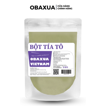 Bột Lá Tía Tô đắp mặt nạ OBAXUA nguyên chất 75g