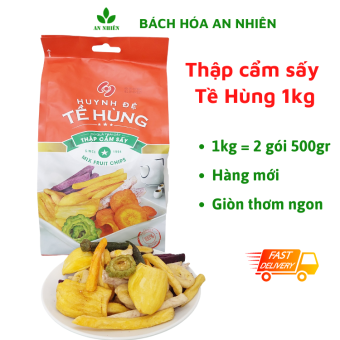 Trái cây sấy khô hoa quả sấy thập cẩm Tề Hùng 1kg (2 gói 500gr)