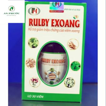 (CHÍNH HÃNG) VIÊN UỐNG RULBY EXOANG HỘP 30 VIÊN