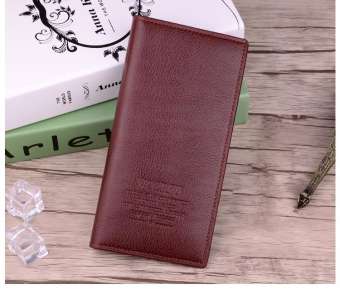 Ví dài nam da,  Bóp Nam da WOERFU- Ví bóp tiền nam da - Ví nam đẹp công sở  (Ví dài cầm tay DBD01)