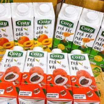 [ 1 Thùng 24 hộp ] Trà hoa quả cozy trái cây tắc Mật ong