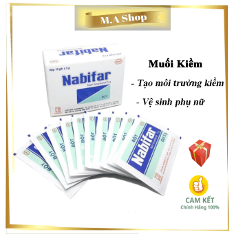 Muối kiềm Nabifar - Tạo môi trường kiềm và vệ sinh phụ nữ hàng ngày hỗ trợ sinh con trai