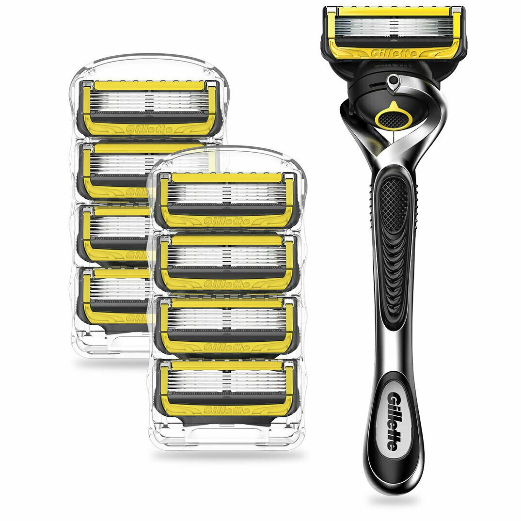 Bộ dao cạo râu và 9 lưỡi dao cạo Râu Gillette Fusion Proshield 5+1 - Nhật bản