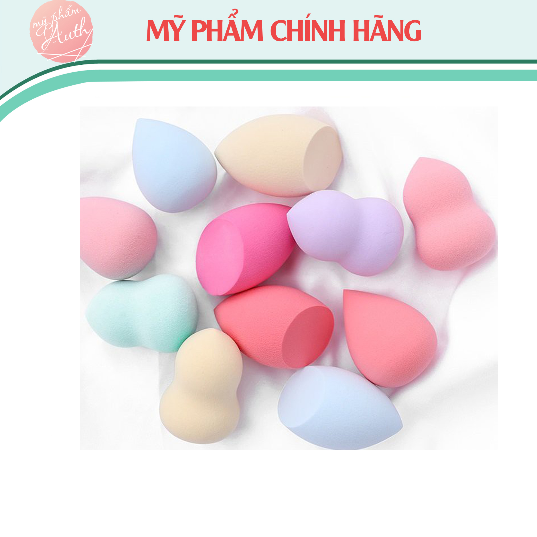 [HCM][Loại tốt] Mút tán kem nền cao cấp siêu mịn dạng giọt nước mềm mại tiện dụng - mút tán phấn mịn lì lâu trôi