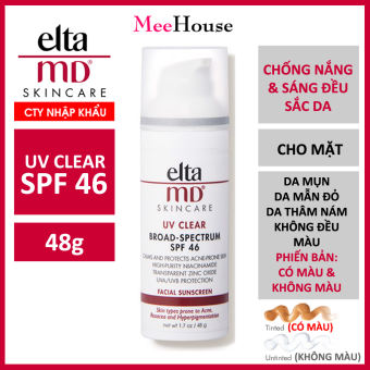 Kem chống nắng ELTA MD UV CLEAR SPF 46 48g