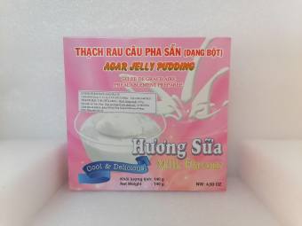 Bột Thạch rau câu pha sẵn [VN] 3K Agar Jelly Pudding Milk Flavour (btn-hk)