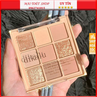 Bảng phấn mắt 9 ô DIKALU Blooming Your Own Beauty trang điểm mắt,bảng phấn mắt nội địa trung