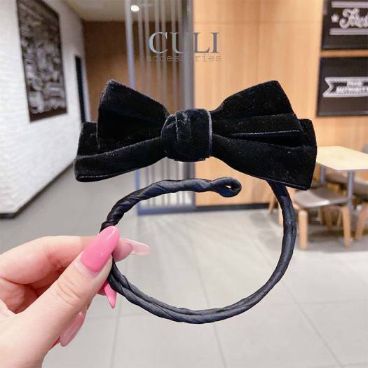 Kẹp búi tóc quấn tóc dẻo thông minh , dụng cụ kẹp búi tóc nơ xinh xắn phong cách Hàn Quốc