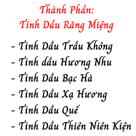 Tinh Dầu Răng Miệng Dạ Thảo Liên Chữa Sâu Răng, Hôi Miệng, Viêm Họng, Viêm Lợi, Amidan, Viêm Tai Giữa, Nấm Lưỡi, Chảy Máu Chân Răng 5ml