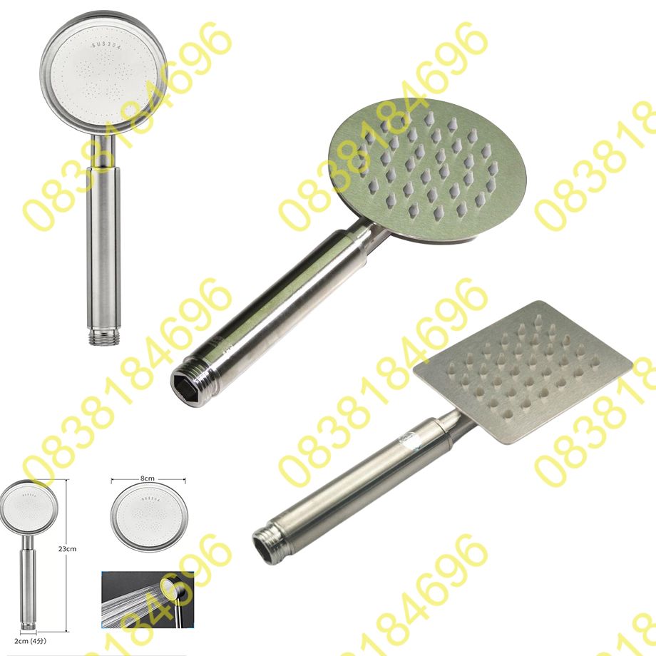 Tay Sen Tắm Vòi Hoa Sen TĂNG ÁP INOX 304 TS20 TAY SEN TĂNG ÁP NƯỚC MẠNH BỀN ĐẸP TAY SEN KHÔNG DÂY, Tay sen inox 304 tròn ,Vuông, Tay sen Vuông, Tay sen tăng áp inox 304,  Lựa chọn theo ảnh, Số trong bài đánh sẵn NKL20
