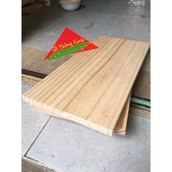 Tấm gỗ thông mặt lớn đẹp dài 30cm rộng 20cm dày 2cm dùng làm mặt bàn mặt ghế...