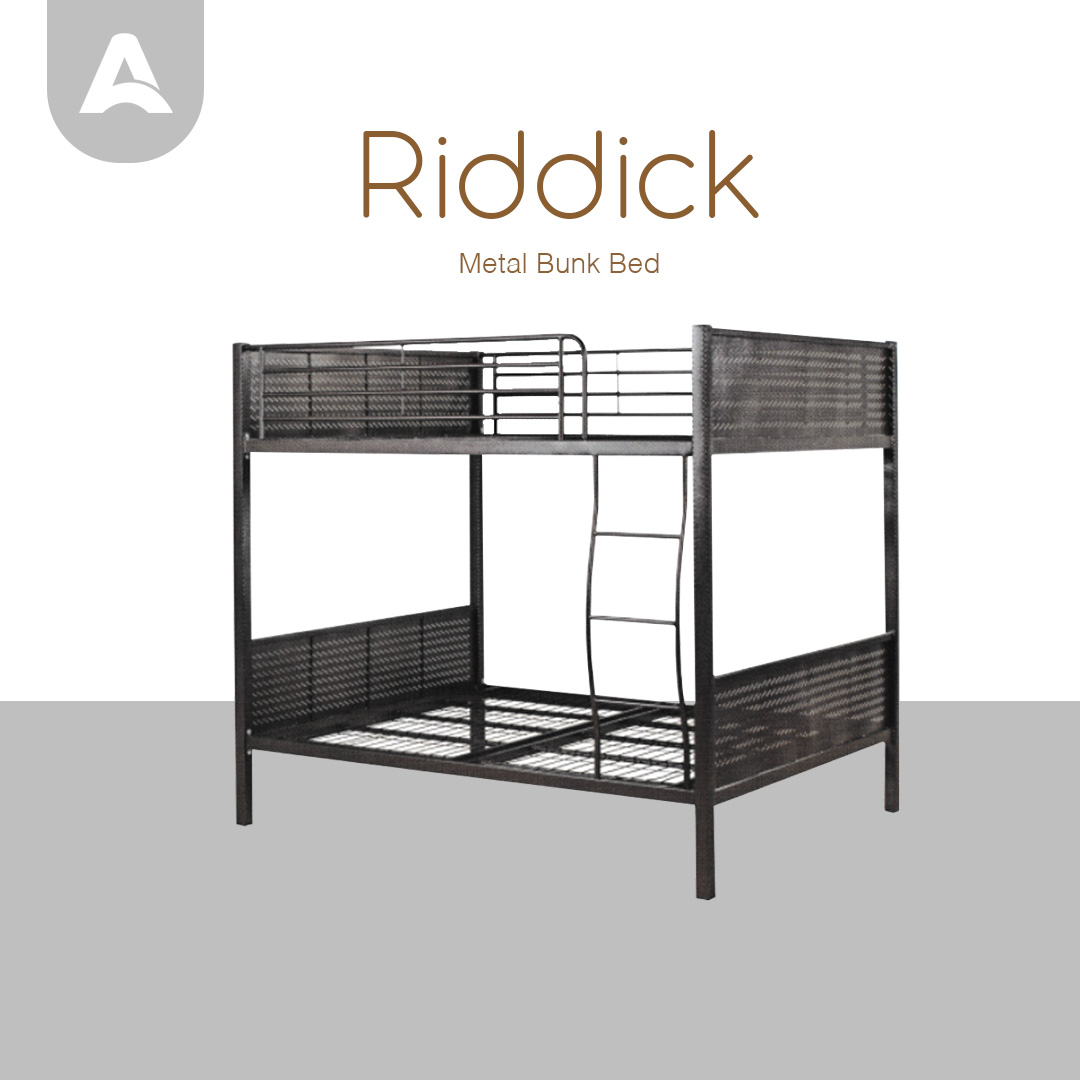 Retro Queen Size Double Decker Metal Bed Supplier Malaysia Hostel