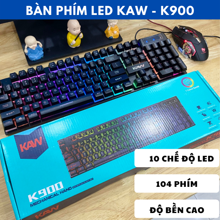 Bàn phím giả cơ chuyên game KAW - K900 cao cấp