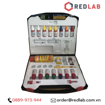 Test Sera - Bộ test nhanh 9 chỉ tiêu kH, pH, NO2, NO3, PO4, Fe, NH3 / NH4, Cl, gH trong nước ao, hồ, nuôi cá Sera - Đức, CÓ VAT