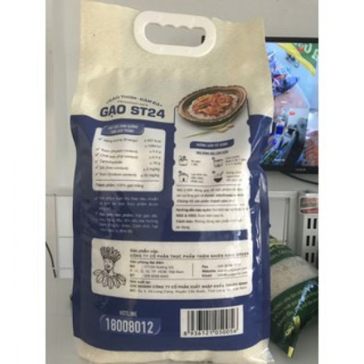 GẠO THƠM VUA GẠO ĐẬM ĐÀ ST24 BAO 5KG