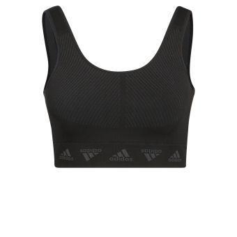 adidas Tập luyện Áo Bra Light Support adidas AEROKNIT Nữ Đen H64691