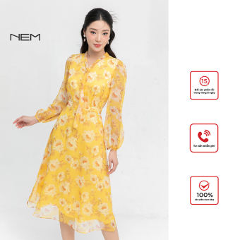 Đầm công sở NEM Fashion tay lỡ D41212
