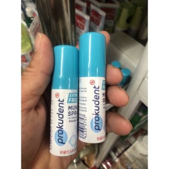 Xịt thơm miệng kháng khuẩn Prokudent Mund-Spray với tinh dầu bạc hà - Đức