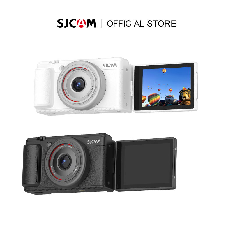 SJCAM ZV200 48MP 5K HD siêu nét Camera nhỏ gọn kỹ thuật số 2.83-inch IPS màn hình 16X zoom Màn hình lật Selfie màn hình hẹn giờ phát hiện khuôn mặt ổn định hình ảnh 6 trục con quay hồi chuyển chống rung tích hợp pin Quà tặng tuổi teen Máy quay vlog