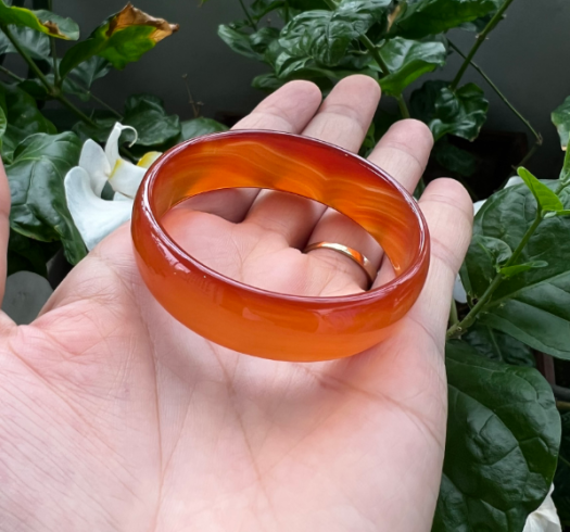 🍁VÒNG ĐÁ GIÁ SỈ- Vòng đá mã não bản hẹ đỏ tự nhiên NI 50-NI 58,vòng thời trang giá sỉ