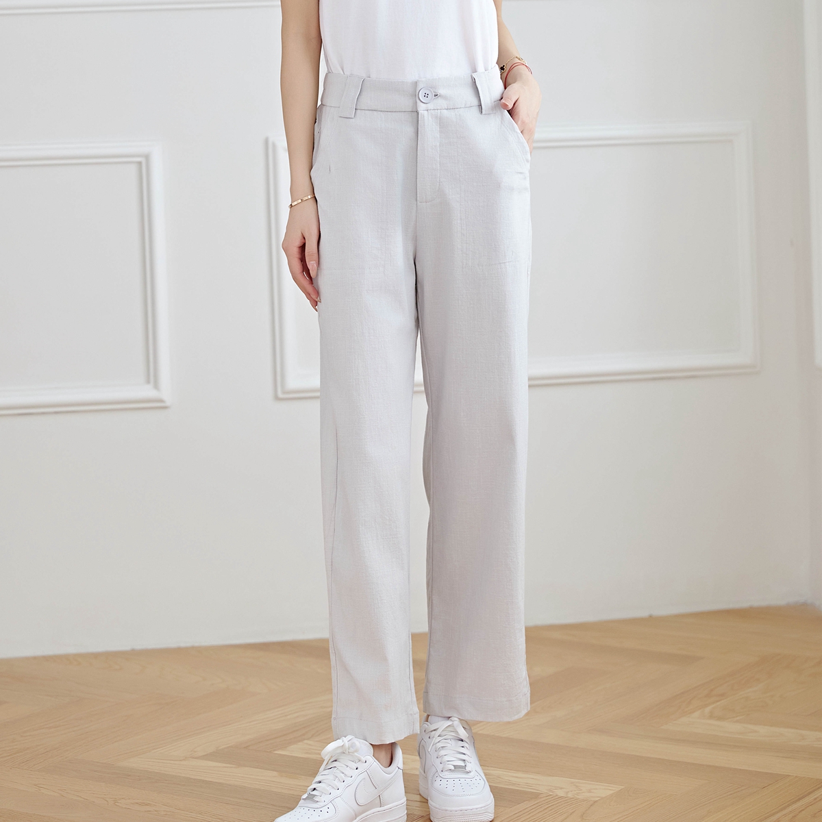 Flair Casual Linen Pants - einashop