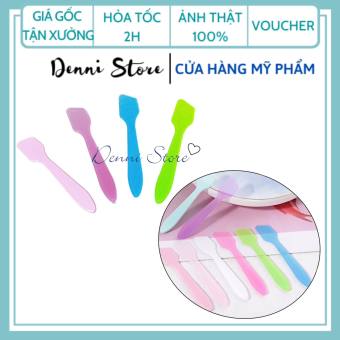 Muỗng que nhựa múc kem dạng mini (muỗng dao) nhiều màu