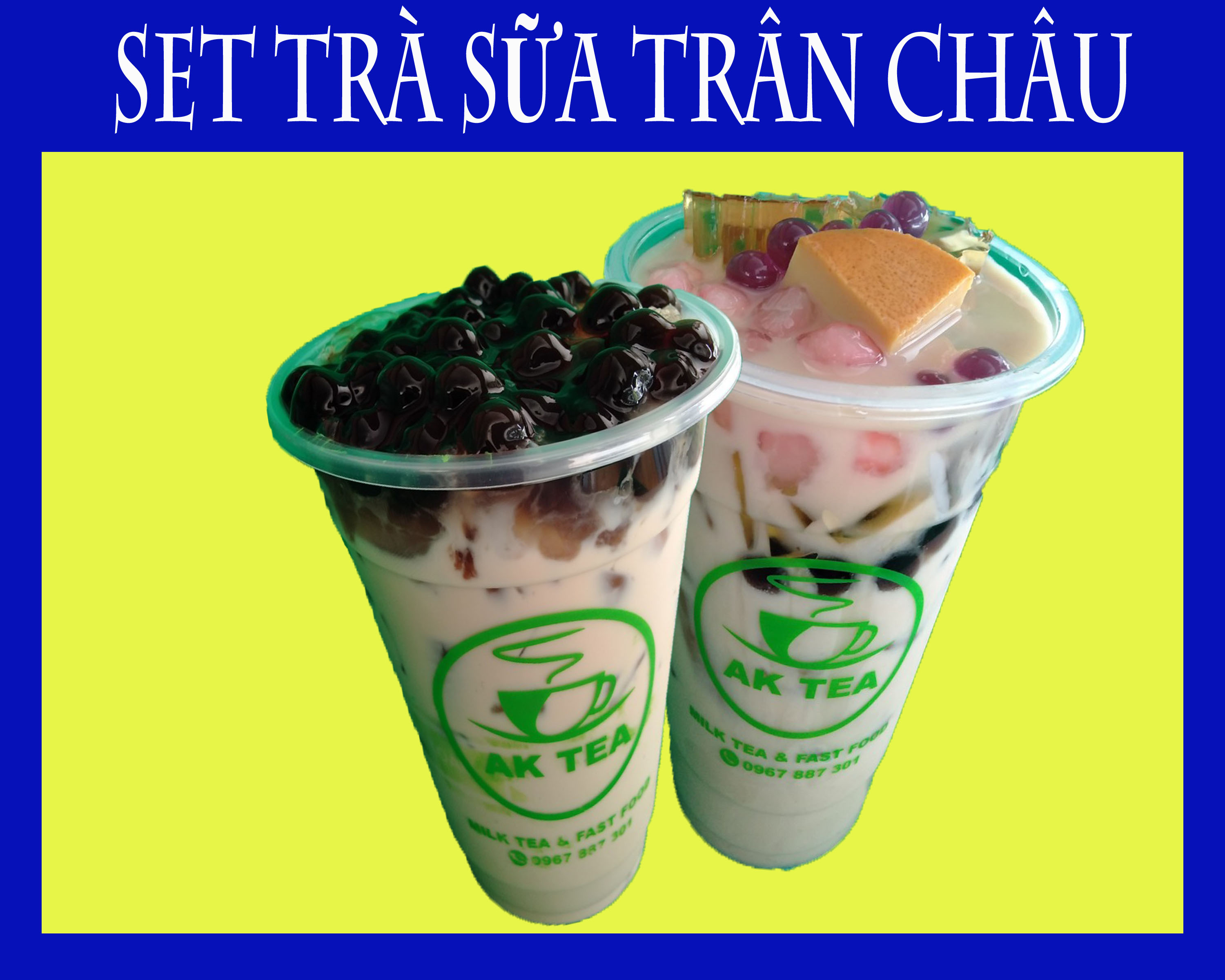 SET NGUYÊN LIỆU TRÀ SỮA TRÂN CHÂU