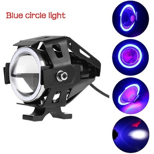 Đèn trợ sáng xe máy siêu sáng , Đèn trợ sáng Đèn Pha Led trợ sáng U7 Bi Cầu Viền - Cường độ ánh sáng lớn siêu tiết kiệm điện công nghệ Led Cree.Đèn Pha Đèn Led U7 Angel Eyes Trợ Sáng Gắn Cho Ôtô Xe Máy Kiểu Dáng Cao Cấp