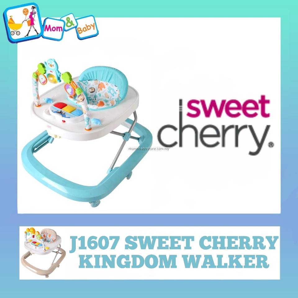 [PROMO RAYA]- SWEET CHERRY J1607 KINGDOM WALKER / BABY WALKER / WALKER BAYI / ADJUSTABLE HEIGHT WALKER / MURAH & BERKUALITI + EXTRA FREEGIFT