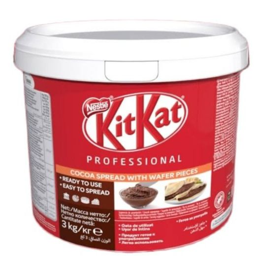 KitKat Cocoa Spread คิทแคท โกโก้ สเปรด ทาขนมปัง ถังใหญ่สุดคุ้ม 3kg. ราคา 1,969 บาท*ส่งฟรี