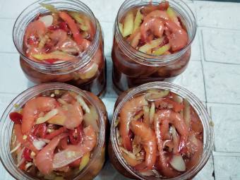 1kg Mắm tôm trộn đu đủ