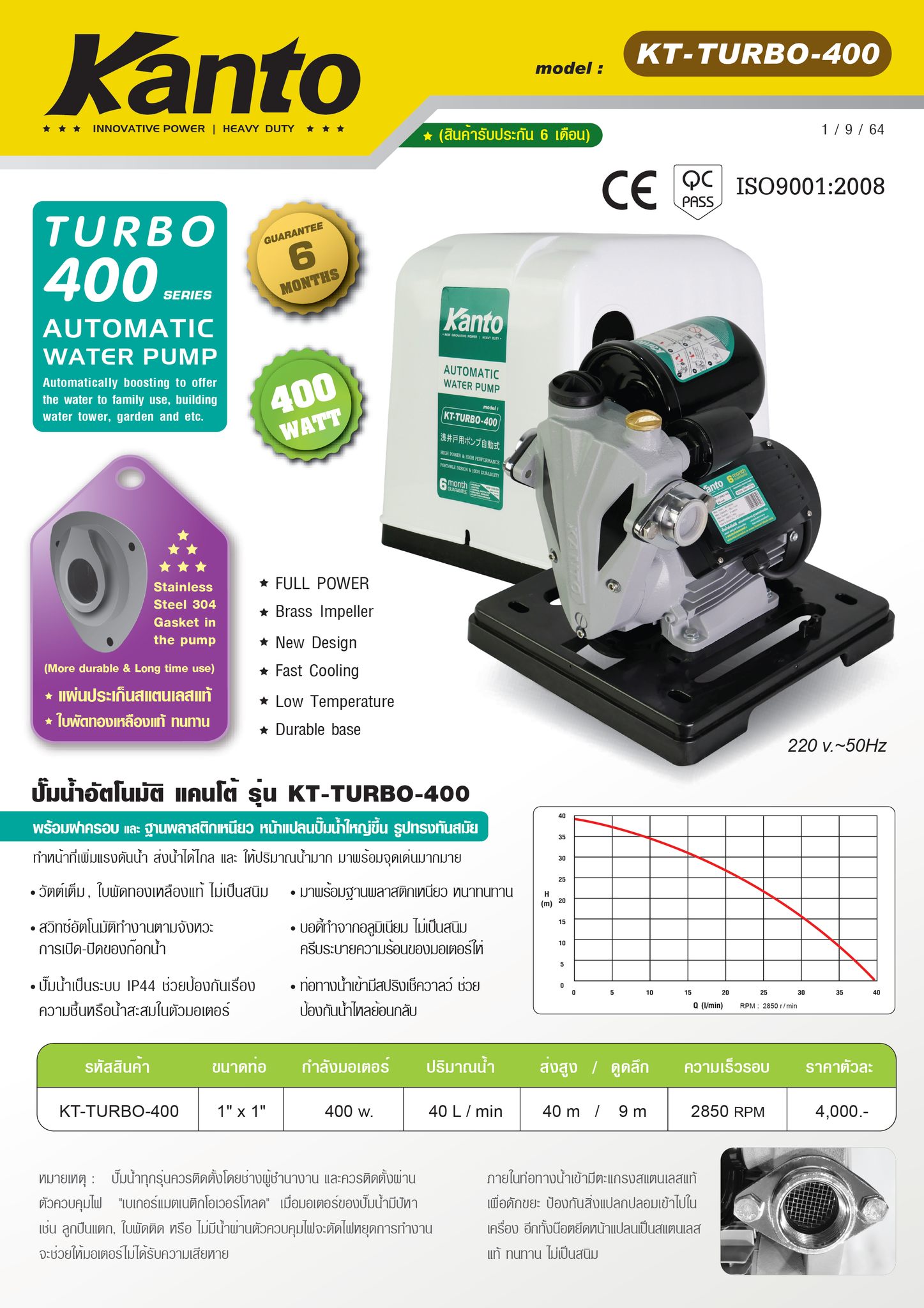 รุ่น KT-TURBO-400-4