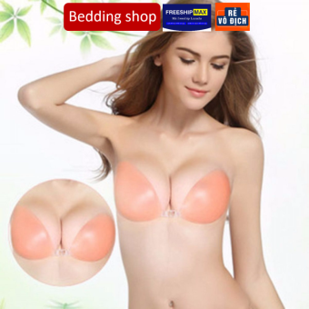Áo nâng ngực, Áo lót silicon dán ngực  Free Bra 2in1 độn ngực  kèm dây trong, Áo ngực silicon chống nước siêu dính