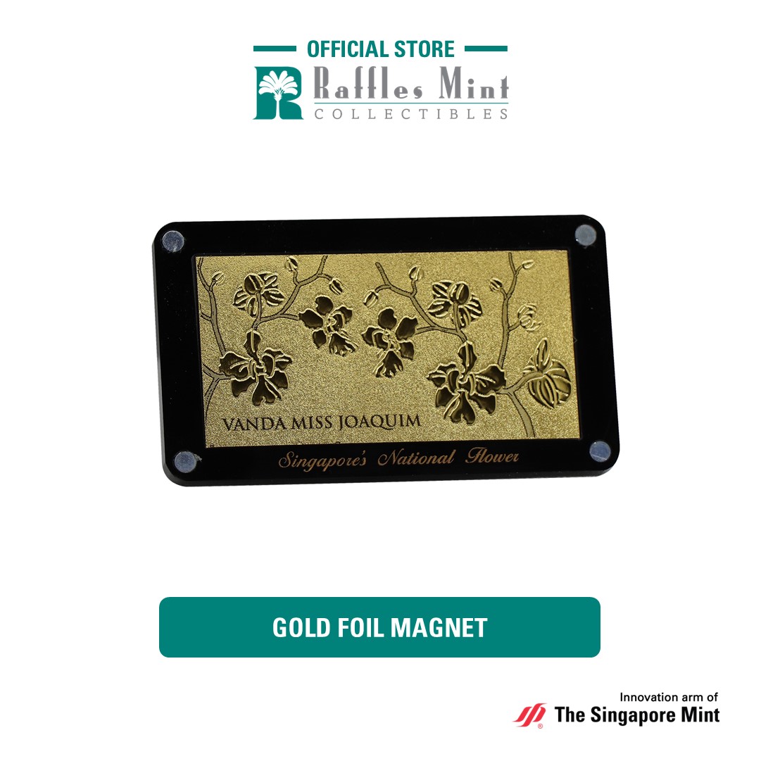 Singapore Mint Orchid Series: Fine Silver & Gold Souvenirs