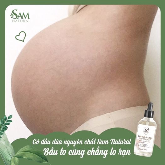 卍■۞  Dầu dừa ép lạnh nguyên chất SAM NATURAL 100ml