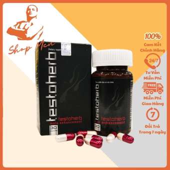 Viên Uống Sinh Lý TESTOHERB - Khai Phá Tiềm Năng Nam Giới Nâng Bản Lĩnh - Chính Hãng 30 Viên [Che Tên Khi Giao Hàng]