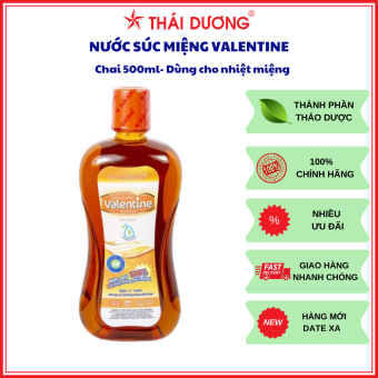 Nước Súc Miệng Valentine Thái Dương Hết Nhiệt Miệng Hôi Miệng 500ml