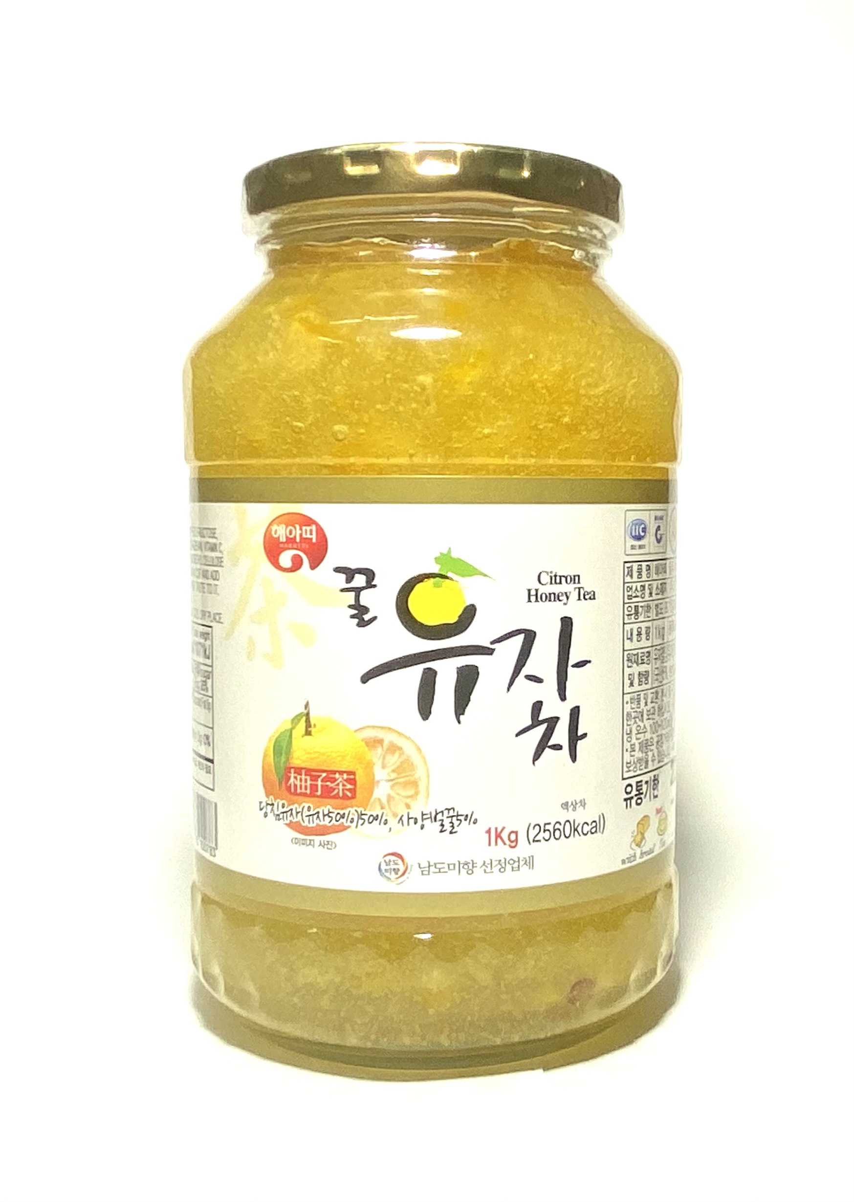Chanh mật ong hàn quốc chính hãng -honey citron tea - lọ thủy tinh 1kg