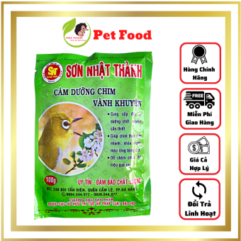 Cám dưỡng chim vành khuyên, cám chim khuyên Sơn Nhật Thành, đầy đủ dưỡng chất, lông bóng mượt. Pet Food Shop